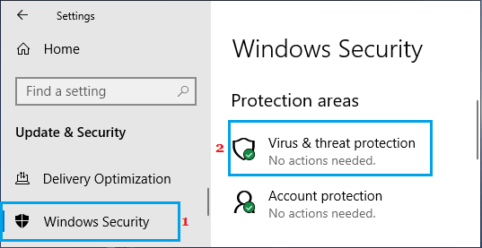 غيرفعال كردن windows security